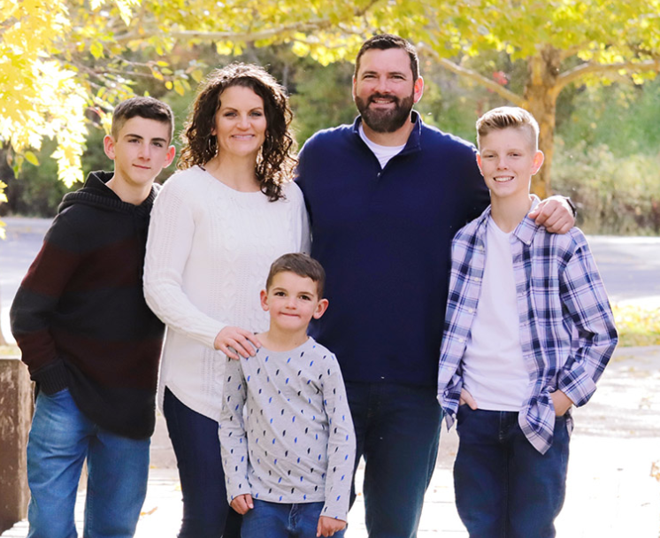 Mayor Jarom Wagoner and his Family