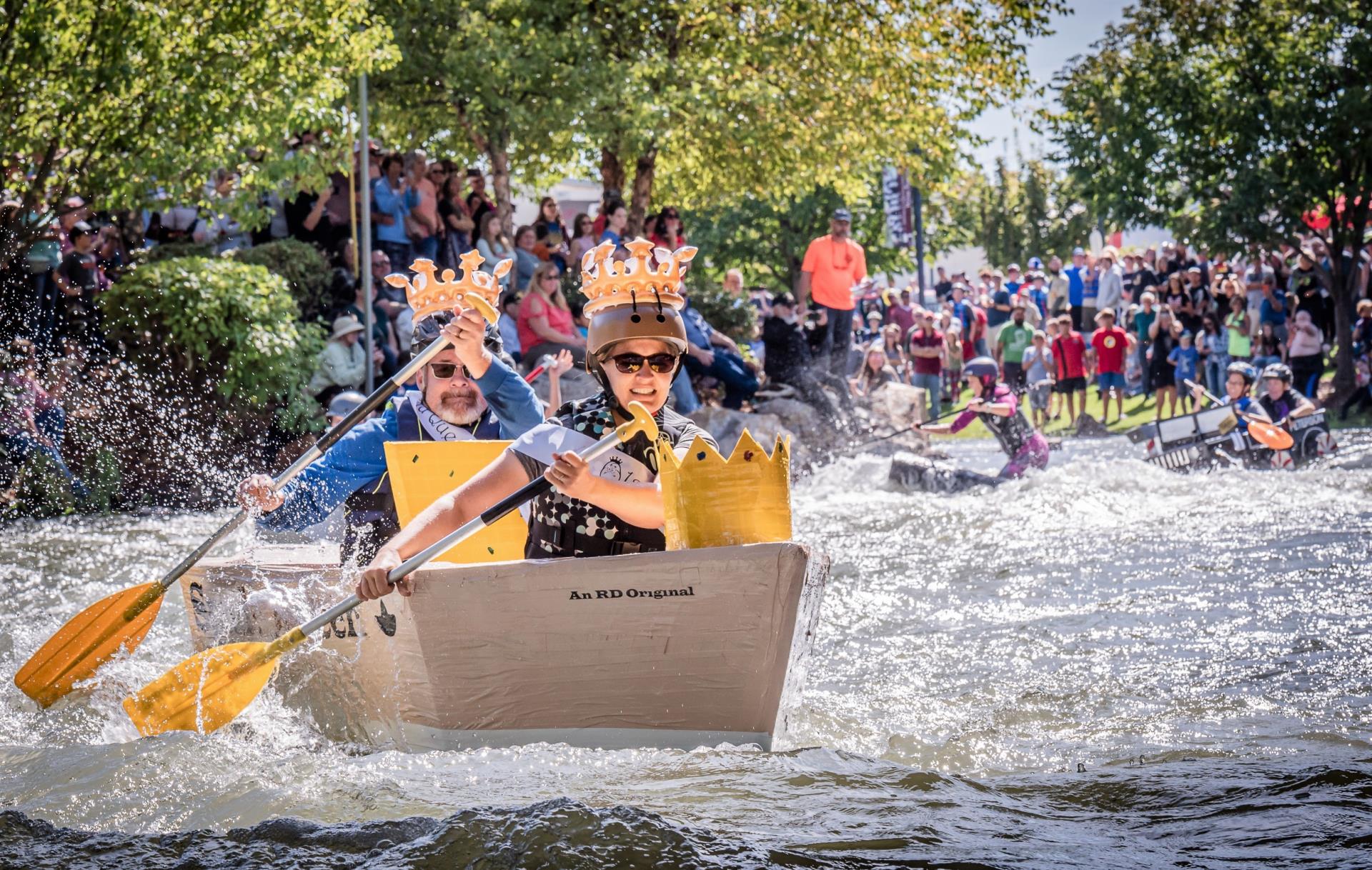 Carboard Kayak Racing