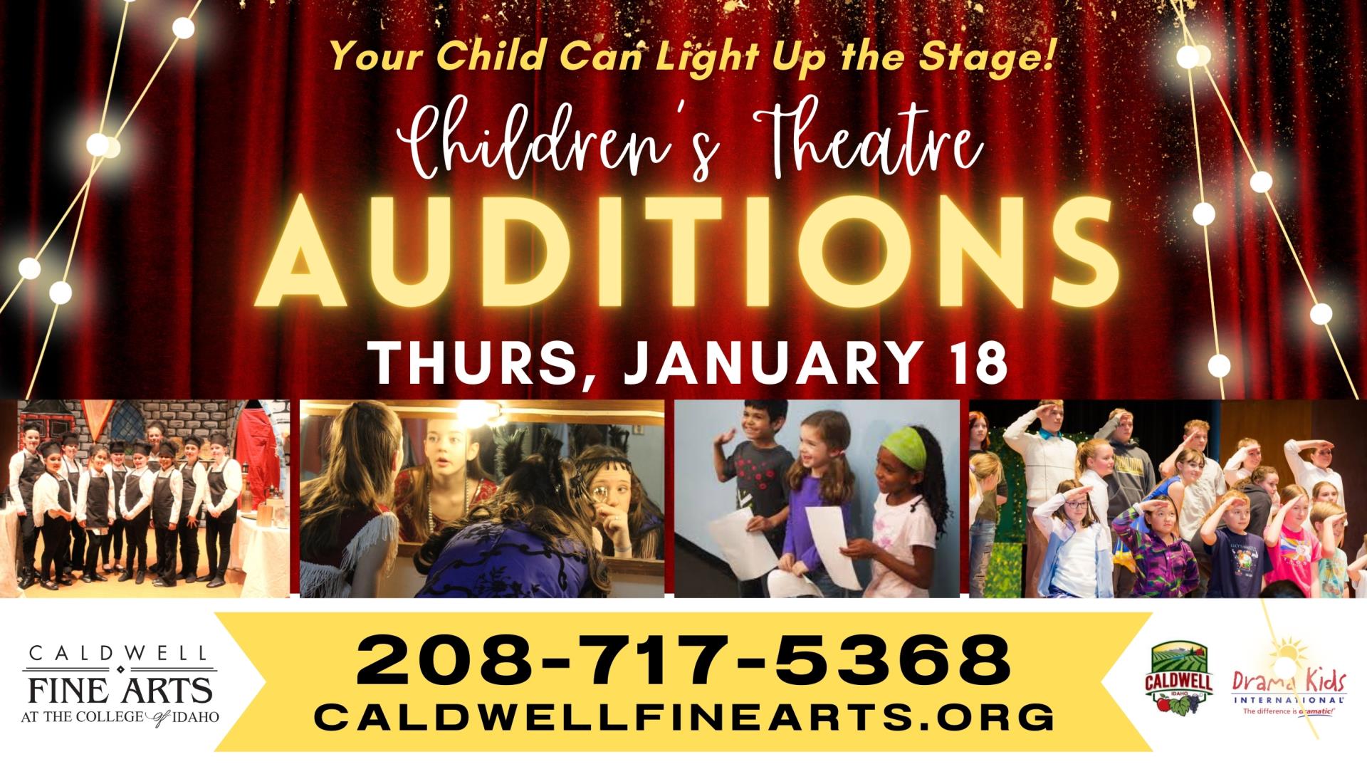 Children's Theatre Auditions for TV Screens