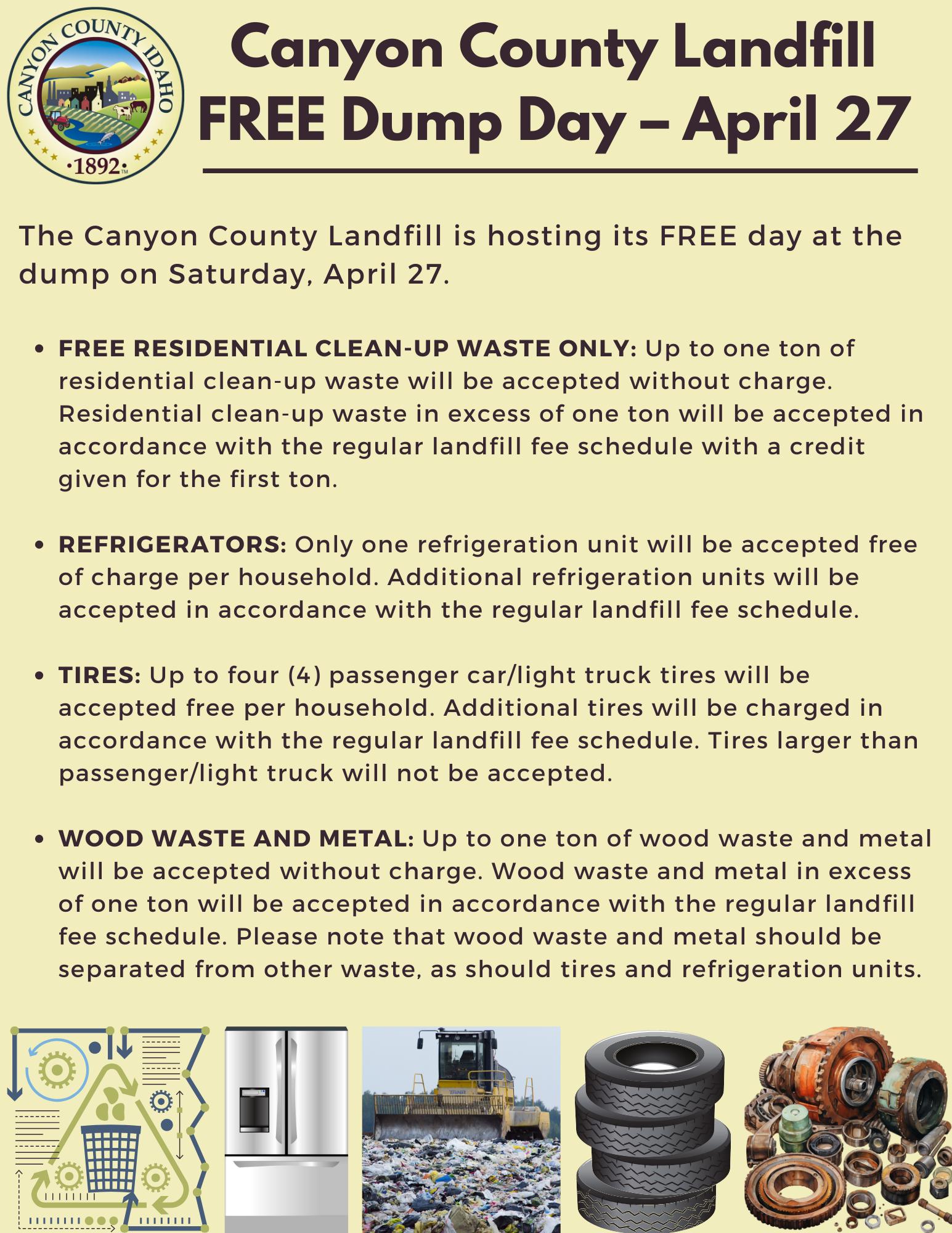 Free Dump Day 2024 Flyer