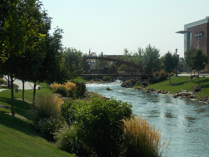 photo of indian creek and bridge