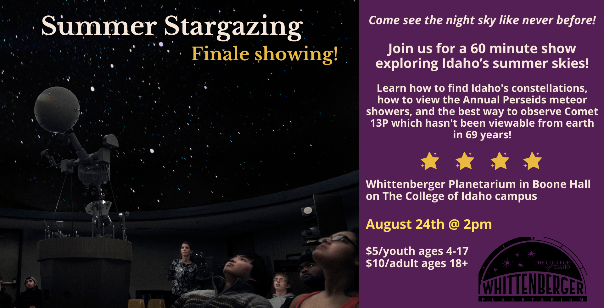 Planetarium Show Event Flyer