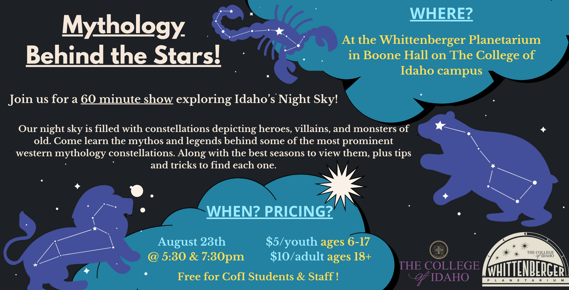 Planetarium Show Event Flyer