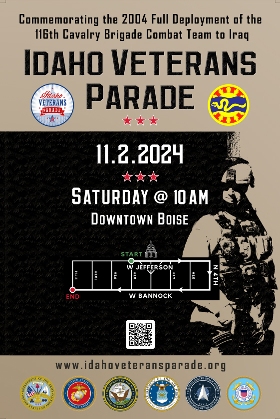 2024 Idaho Veterans Parade Flyer