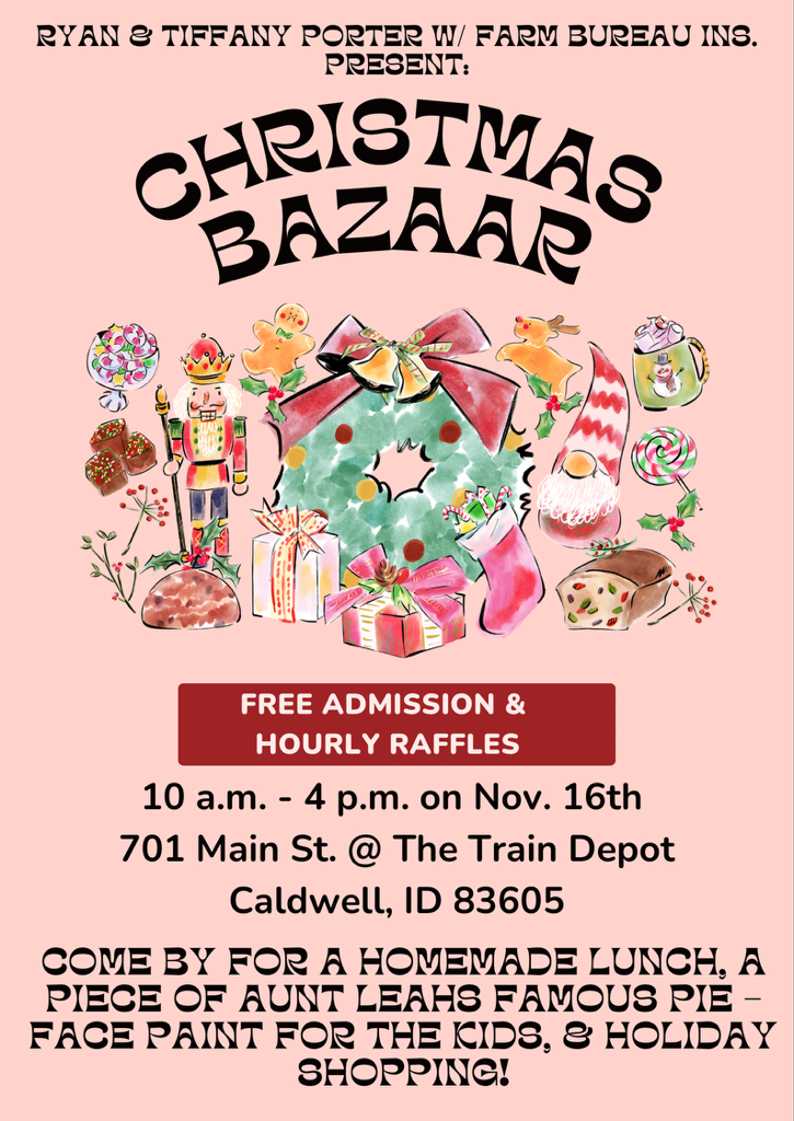 Farm Bureau Christmas Bazaar Flyer