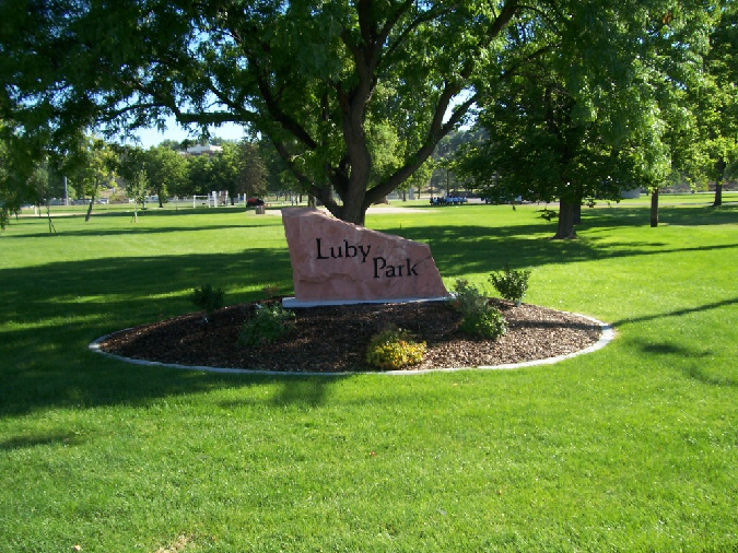 Photo of Luby Park Rock Sign